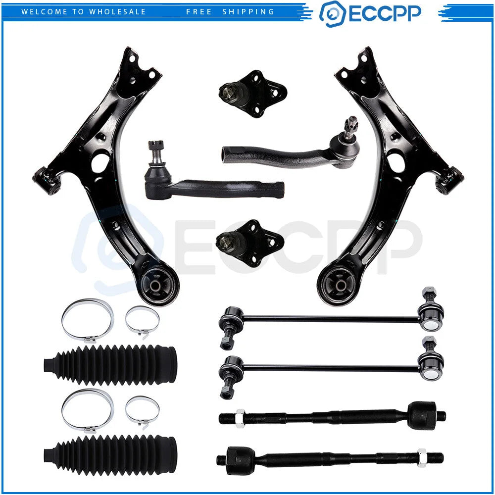 Front Lower Control Arm Ball Joint Tie Rod End For 2003-2008 Toyota For Corolla 6B93BC-57 [1]