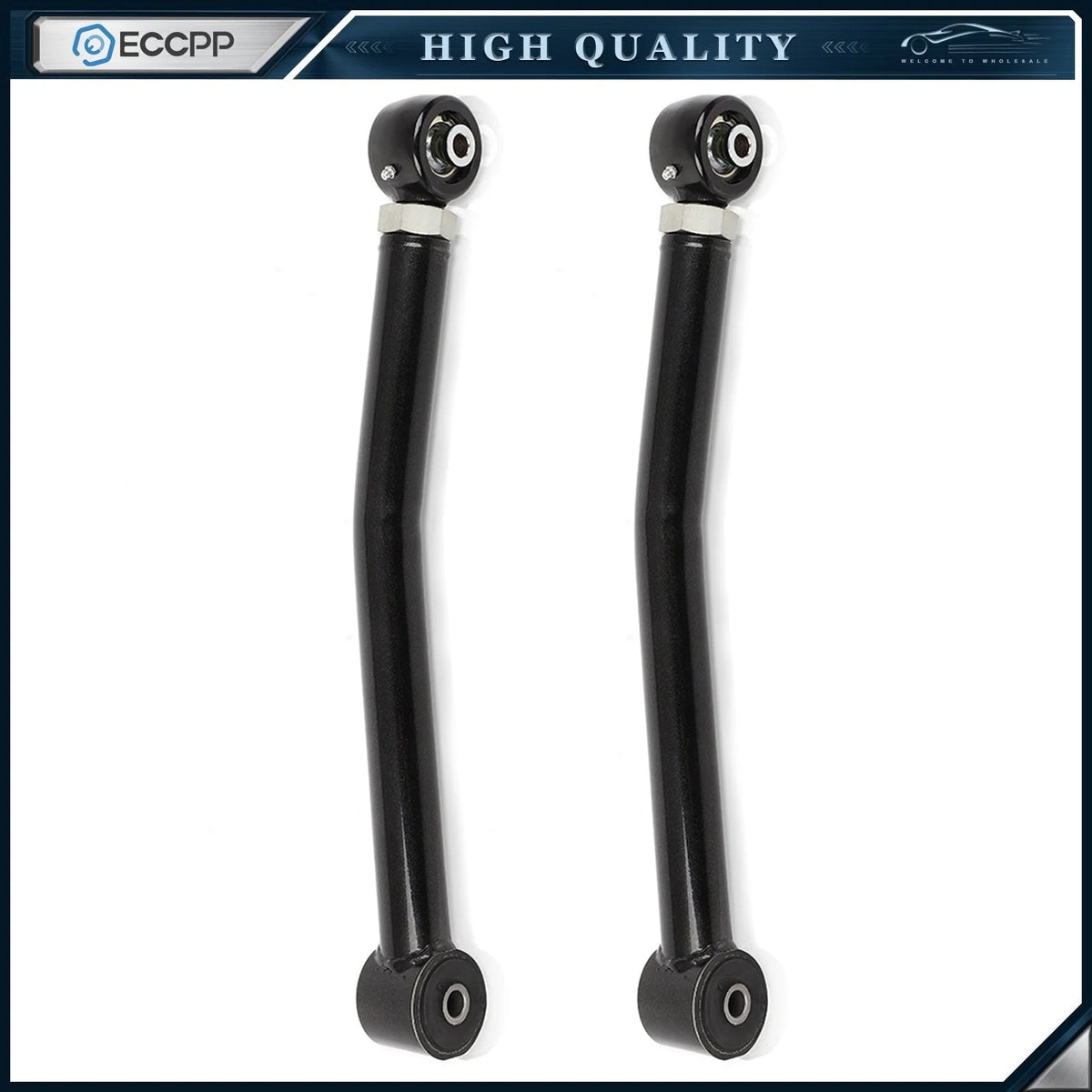 Front Lower Control Arm For Jeep Wrangler JK 2007-2017 2018 2 Pieces  Black KOEEP [1]