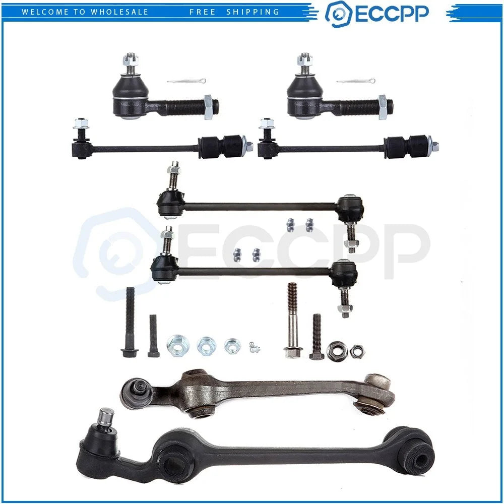 Front Lower Control Arm Outer Tie Rod End Sway Bar For 1993-97 Chrysler Concorde 6B93BC-57 [1]