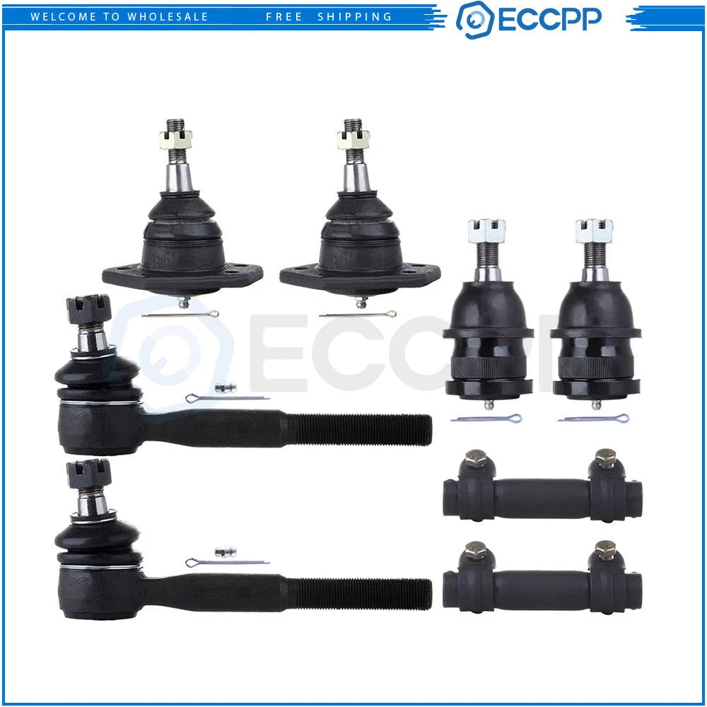 Front Lower Upper Ball Joints Steering Outer Tie Rod End For 75-86 Chevrolet C10 6B93BC-57 [1]