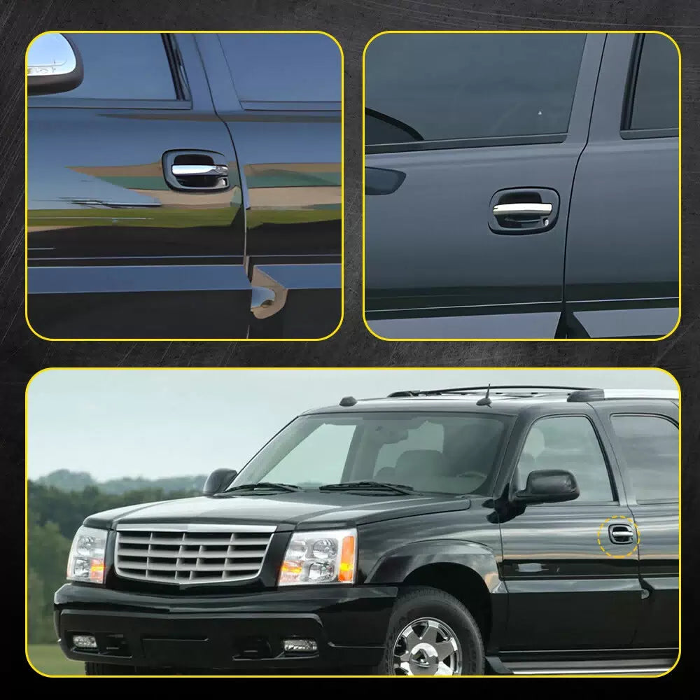 Front Outside Door Handles Set Chrome for 99-06 Silverado Tahoe Sierra Yukon 6B93BC-57 [10]