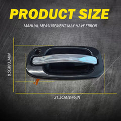 Front Outside Door Handles Set Chrome for 99-06 Silverado Tahoe Sierra Yukon 6B93BC-57 [4]