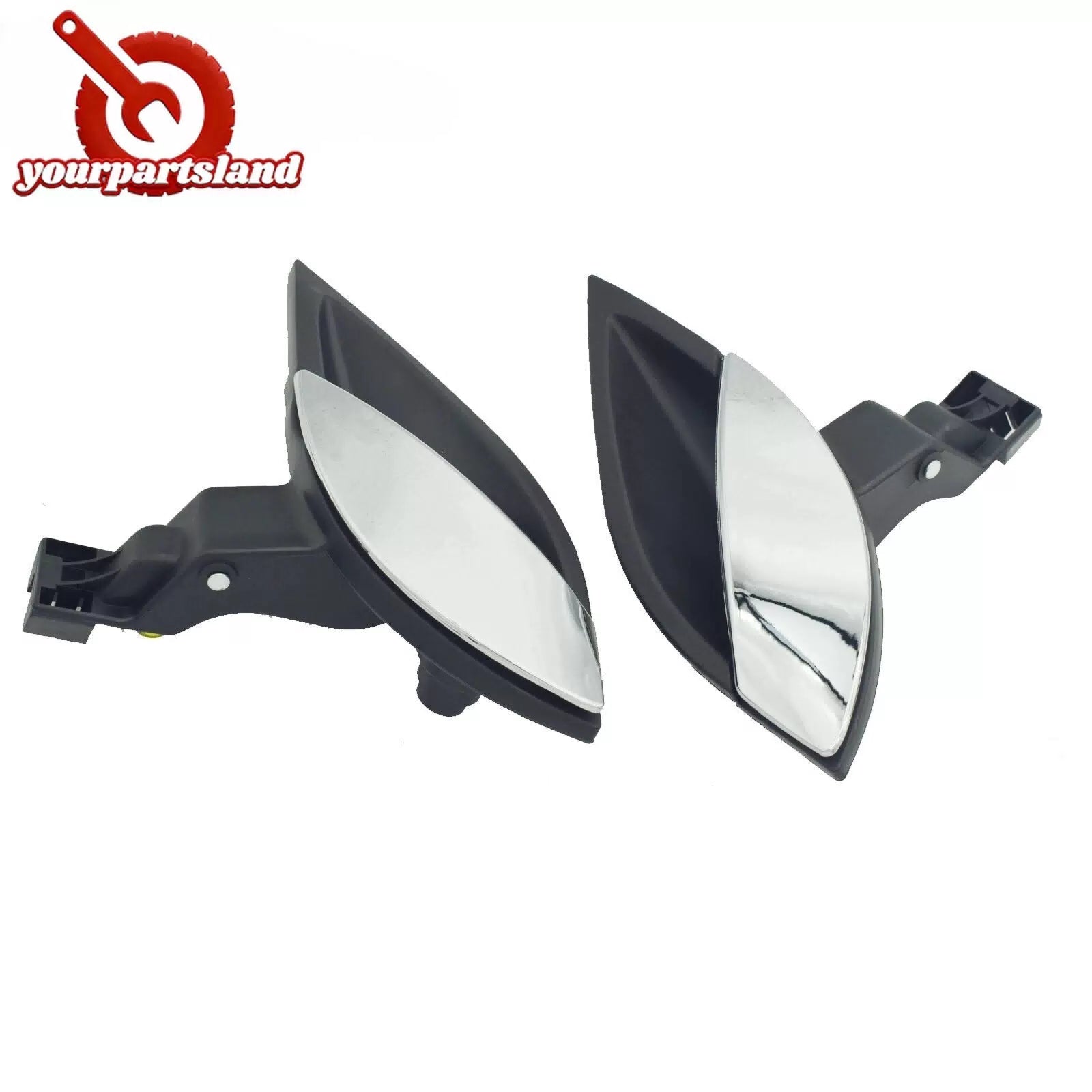 Front Pair Inside Door Handle Chrome For Fiat Croma 2005-2011 71745049 71745048 6B93BC-57 [1]