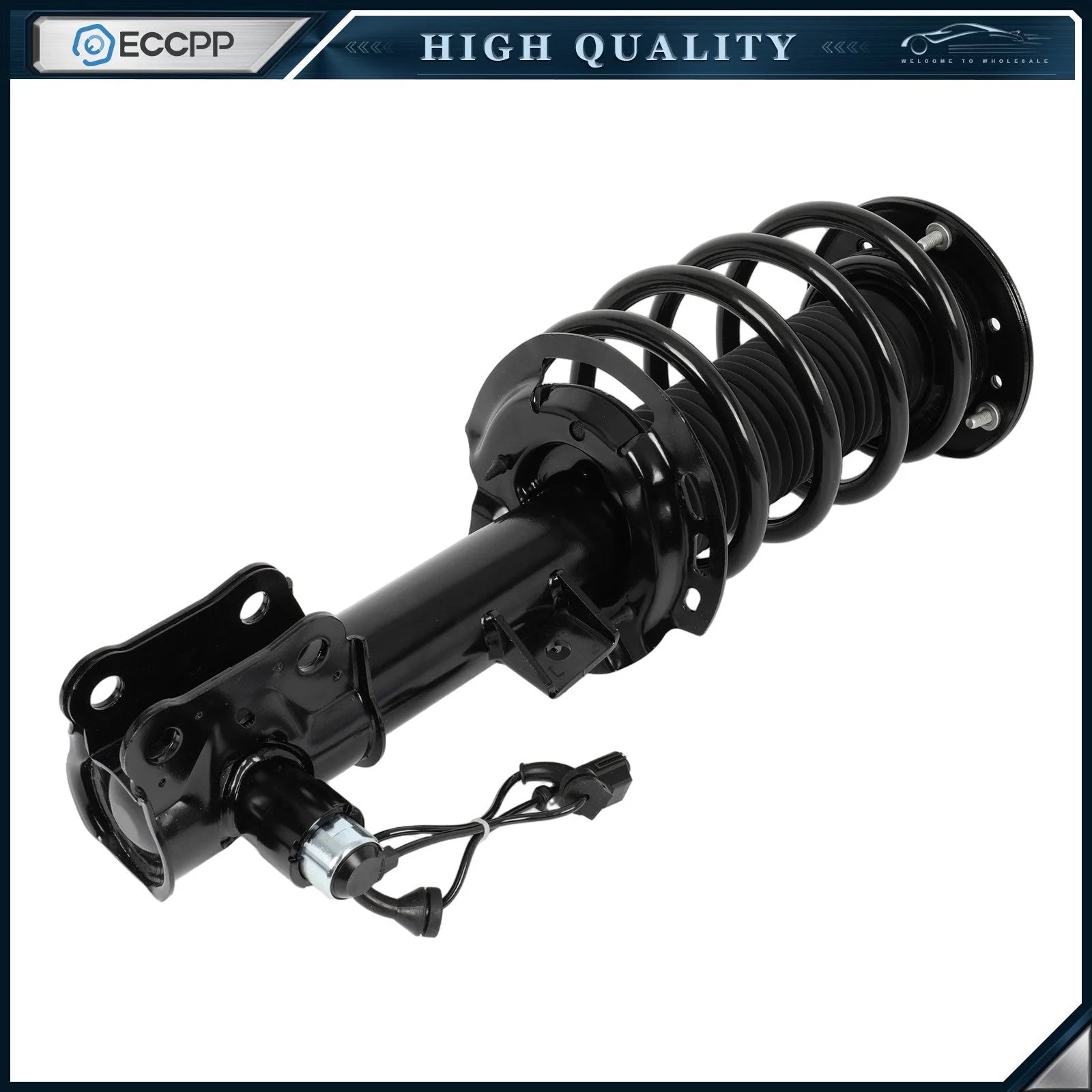 Front Pair Shock Struts Coil Spring Assembly Electric For 2013-2020 Lincoln MKZ 6B93BC-57 [10]