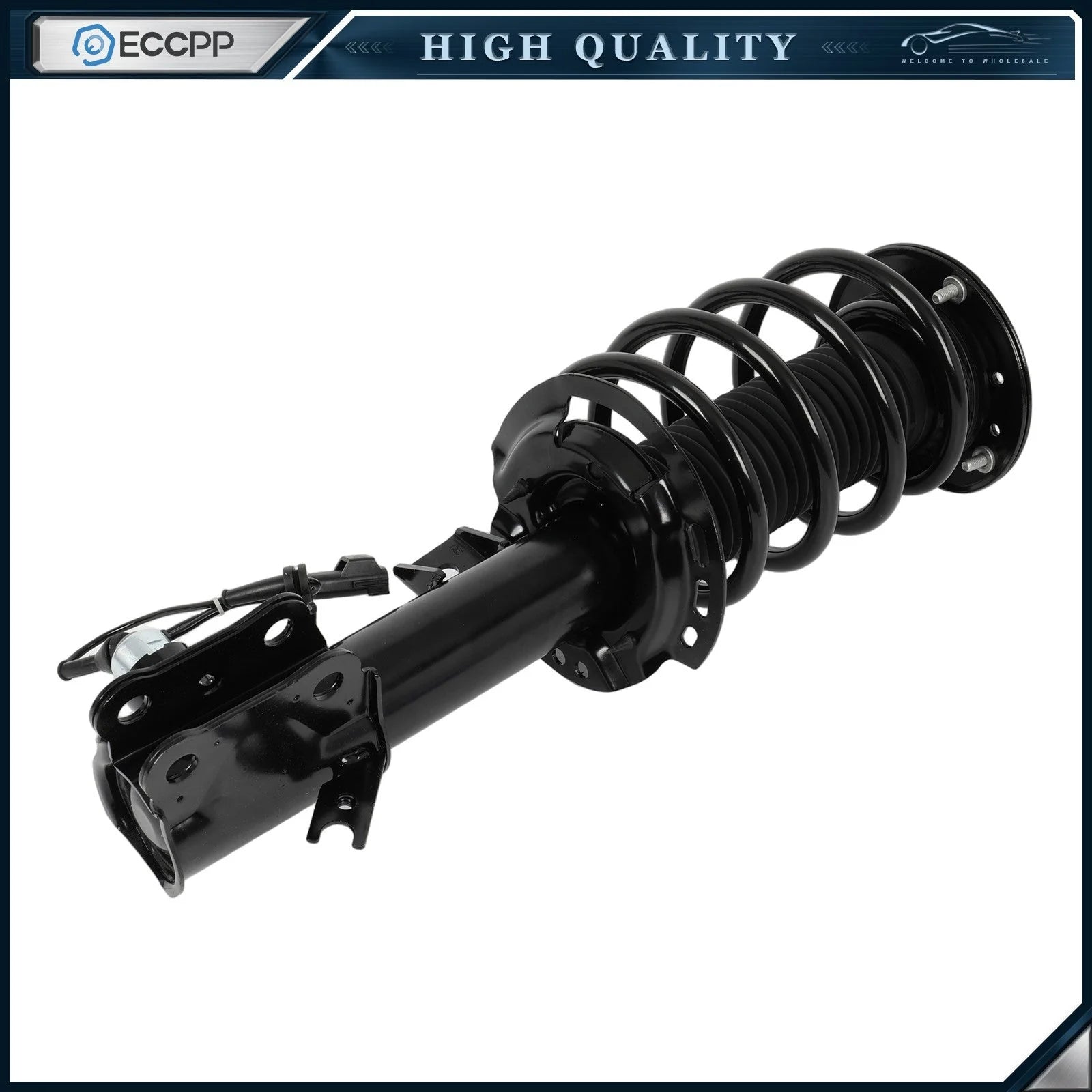 Front Pair Shock Struts Coil Spring Assembly Electric For 2013-2020 Lincoln MKZ 6B93BC-57 [4]