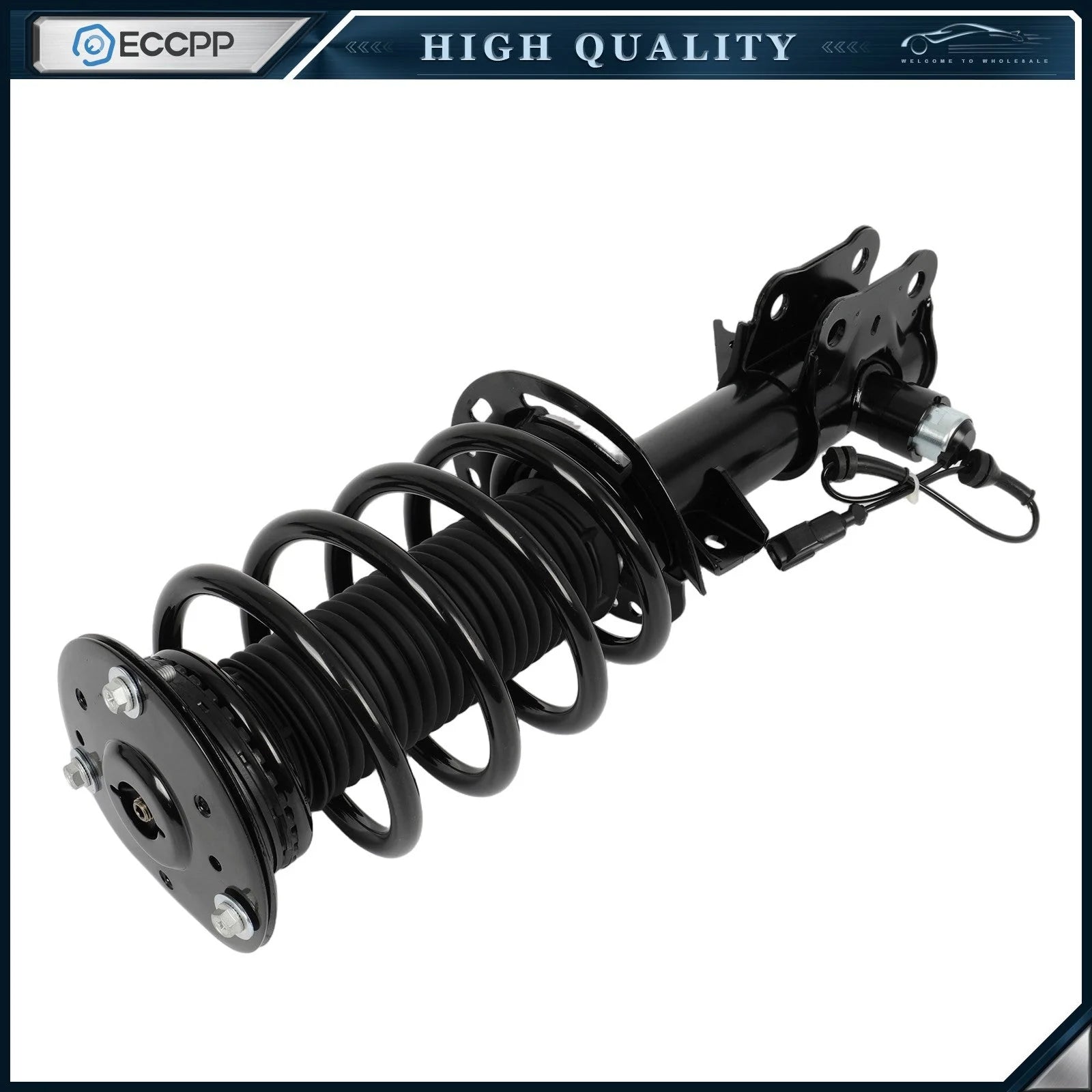Front Pair Shock Struts Coil Spring Assembly Electric For 2013-2020 Lincoln MKZ 6B93BC-57 [6]