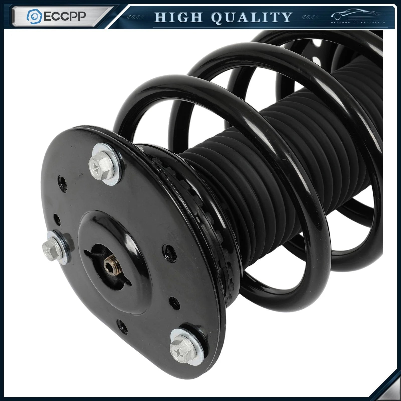 Front Pair Shock Struts Coil Spring Assembly Electric For 2013-2020 Lincoln MKZ 6B93BC-57 [7]