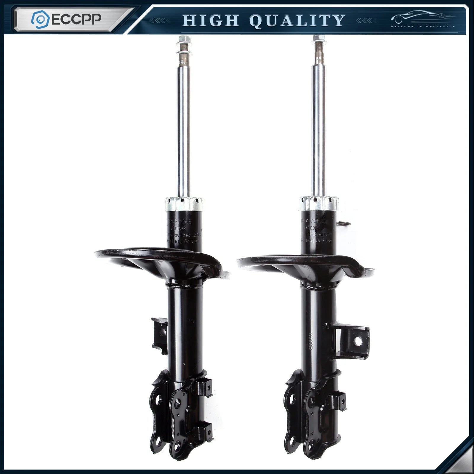 Front Pair Struts Shocks For 2007-2010 Kia Rondo Optima Left Right ECCPP ECCPP [1]