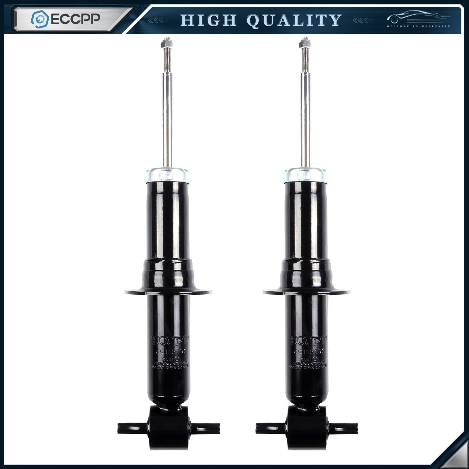 Front Pair Struts Shocks For 2007-2013 Chevrolet Silverado 4WD RWD Left Right 6B93BC-57 [1]
