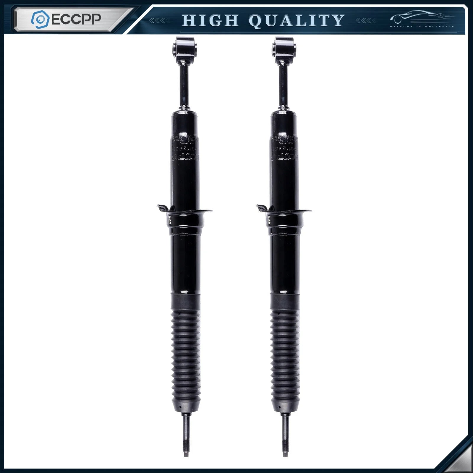 Front Pair Struts Shocks For 2007-2018 Toyota Tundra Left Right ECCPP 6B93BC-57 [1]