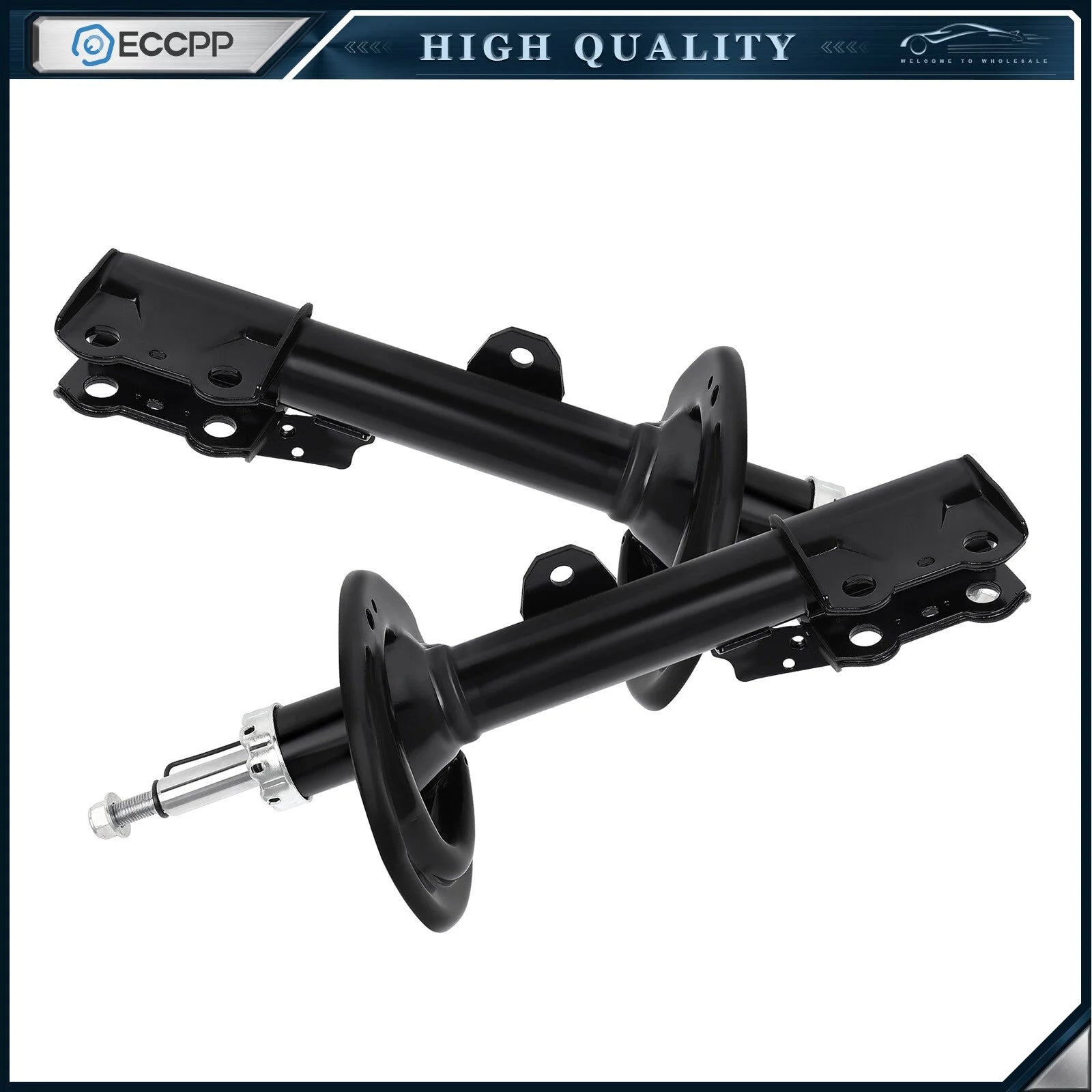 Front Pair Struts Shocks For 2008-2010 Toyota Highlander Left Right ECCPP 6B93BC-57 [1]