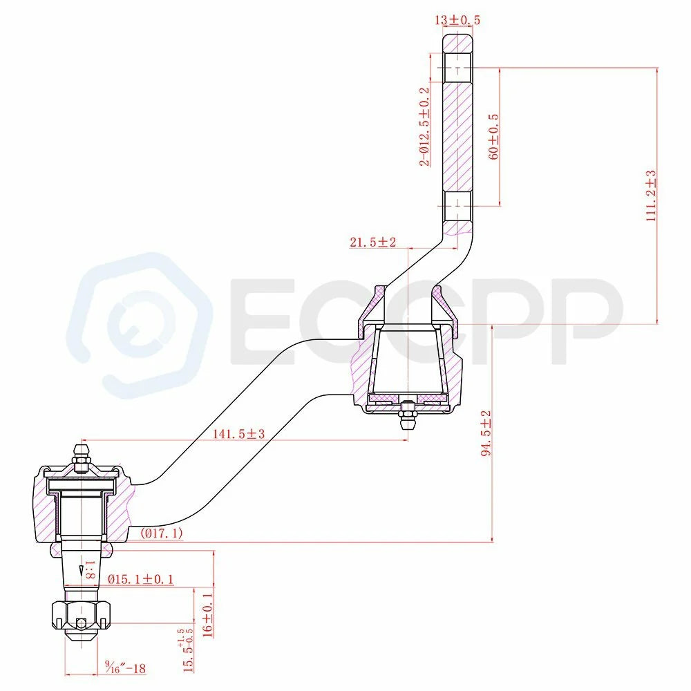 Front Pitman & Idler Arm 2 Kit Fits GMC C1500 C2500 K1500 Suburban K6331 K6335 KOEEP [2]