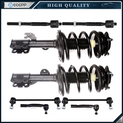 Front Quick Struts Assembly Tie Rods Sway Bars Kit for 2007-2011 Toyota Camry 6B93BC-57 [1]