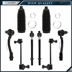 Front Rack and Pinion Bellow Tie Rod End Sway Bar End Fit For 2010-2013 Kia Soul 6B93BC-57 [1]