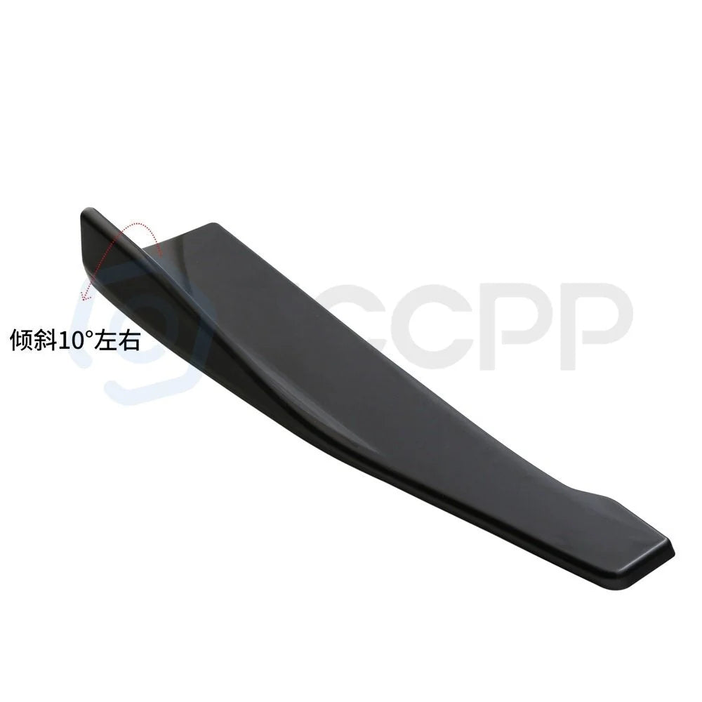 Front Rear Bumper Lip Spoiler Diffuser + Side Skirt Splitter Extension Universal 6B93BC-57 [6]