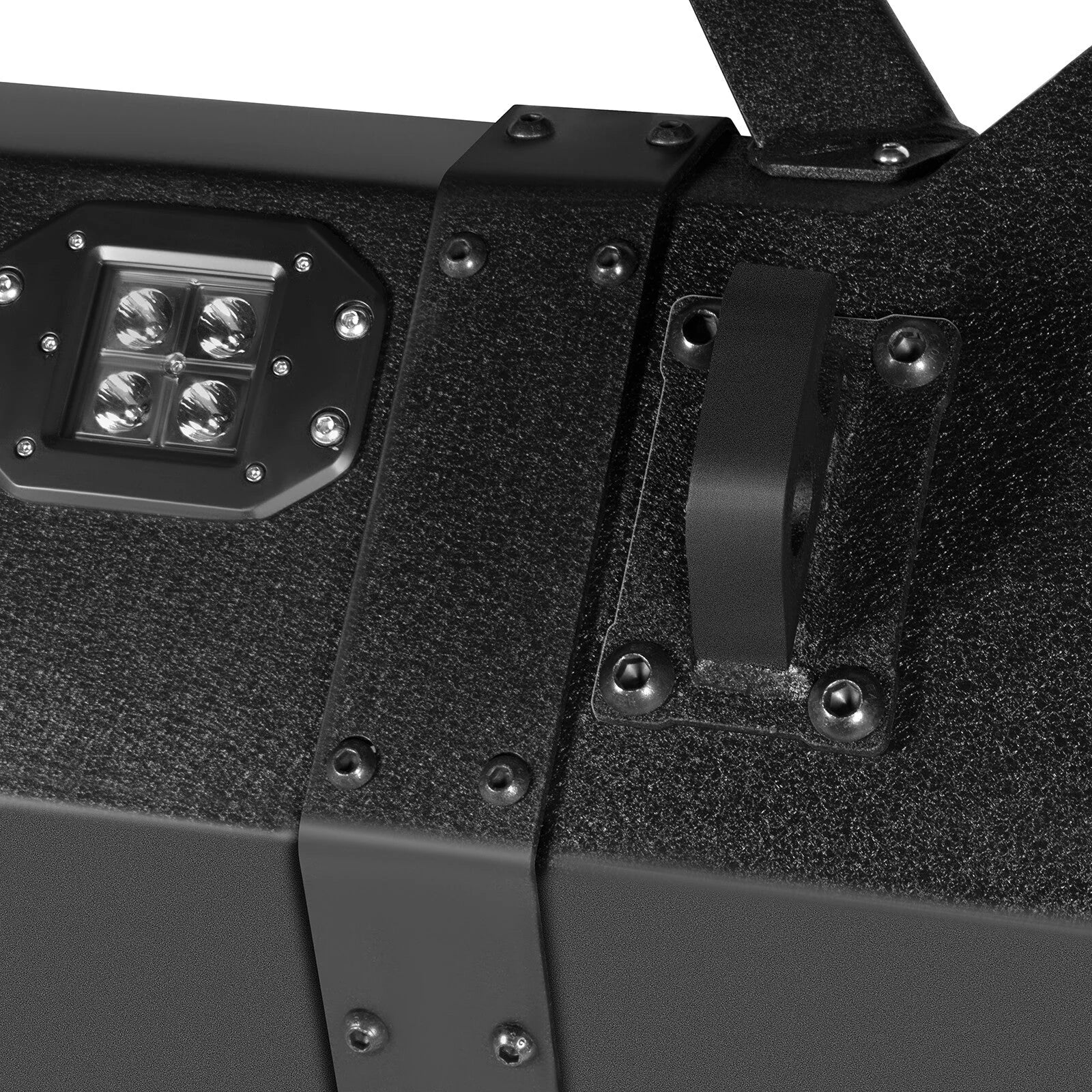Front Rear Bumper Steel w/ LED Lights Guard D-ring For Toyota Tacoma 2005-2015 6B93BC-57 [5]