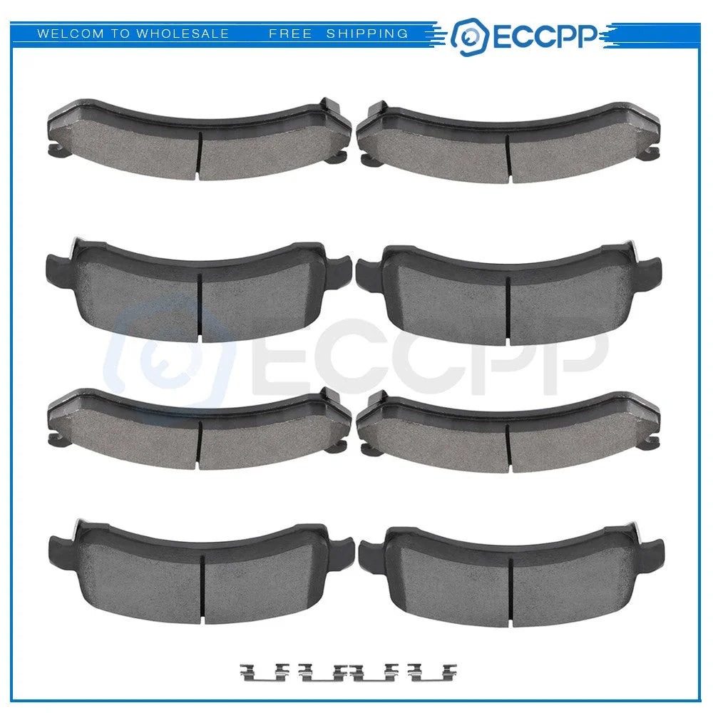 Front Rear Ceramic Brake Pads For 2003 Chevrolet Express 2500 GMC Savana 3500 6B93BC-57 [1]