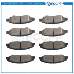 Front Rear Ceramic Brake Pads For 2008 2009 2010 2011 2012-2014 Cadillac CTS 6B93BC-57 [1]