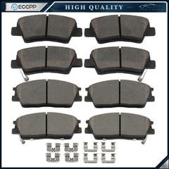 Front Rear Ceramic Brake Pads For 20-2023 Hyundal Venue 2020 2021 2022 Kia Soul 6B93BC-57 [1]