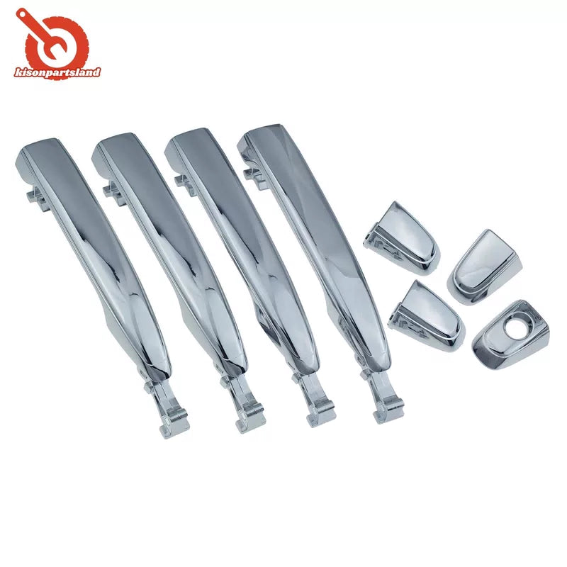 Front Rear Sliding Door Outer Handle Chrome LH RH For toyota alphard 2003-2008 6B93BC-57 [3]