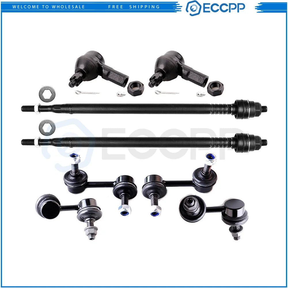 Front Rear Steering Sway Bar Tie Rod End Suspension Kit For 2001-05 Honda Civic KOEEP [1]