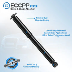 Front Rear Struts Shocks Absorber For Chevrolet S10 BASE EXTENDED CAB PICKUP KOEEP [3]