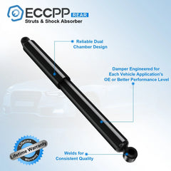 Front Rear Struts Shocks For 2000-2004 Nissan ier 2WD 3.3L Left Right ECCPP 6B93BC-57 [3]