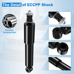 Front Rear Struts Shocks For 2000-2004 Nissan ier 2WD 3.3L Left Right ECCPP 6B93BC-57 [4]