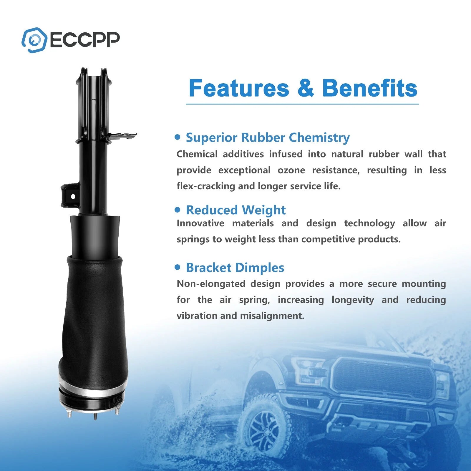 Front Right Air Suspension Shock For Land Rover Range Rover HSE L322 2002-2012 6B93BC-57 [2]