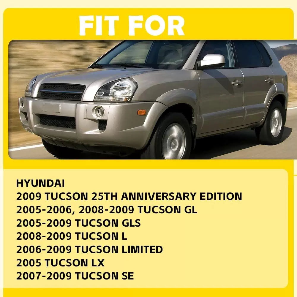 Front Right Black Exterior Door Handle For Hyundai Tucson 2005-09 HY1311108 EOA 6B93BC-57 [10]