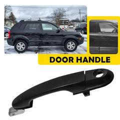 Front Right Black Exterior Door Handle For Hyundai Tucson 2005-09 HY1311108 EOA 6B93BC-57 [1]