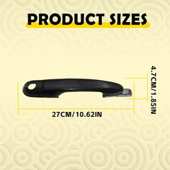 Front Right Black Exterior Door Handle For Hyundai Tucson 2005-09 HY1311108 EOA 6B93BC-57 [3]