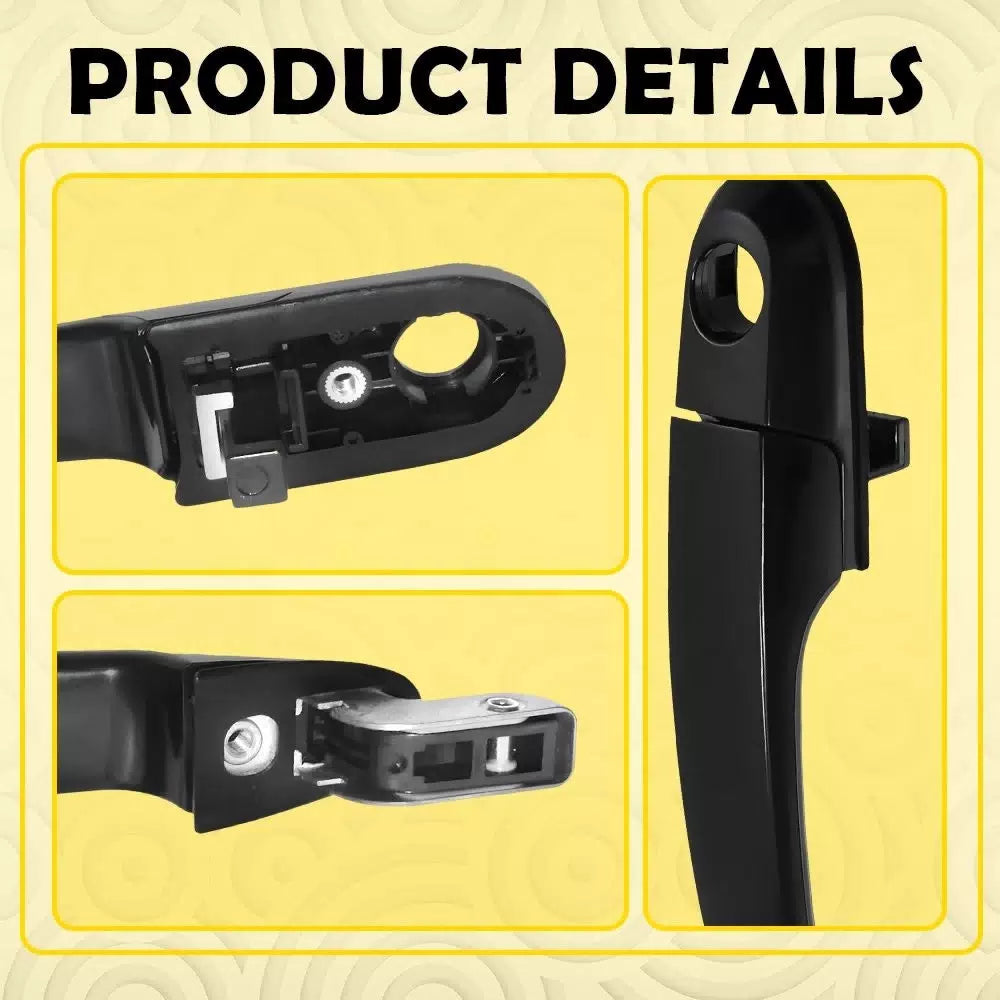 Front Right Black Exterior Door Handle For Hyundai Tucson 2005-09 HY1311108 EOA 6B93BC-57 [5]
