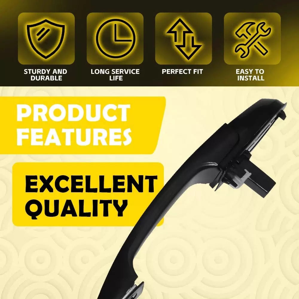 Front Right Black Exterior Door Handle For Hyundai Tucson 2005-09 HY1311108 EOA 6B93BC-57 [7]