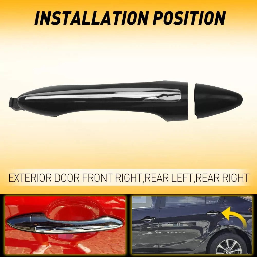 Front Right For 2014-2018 Kia Forte Cerato Exterior Door Handle Rear LH / RH E 6B93BC-57 [7]