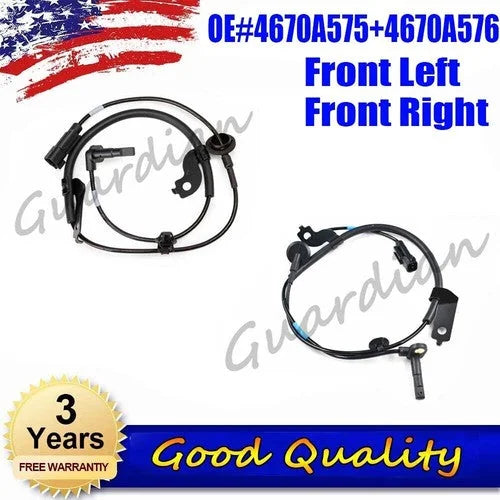 Front Right+Left ABS Speed Wheel Sensor 4670A575 4670A576 For MITSUBISHI 6B93BC-57 [1]