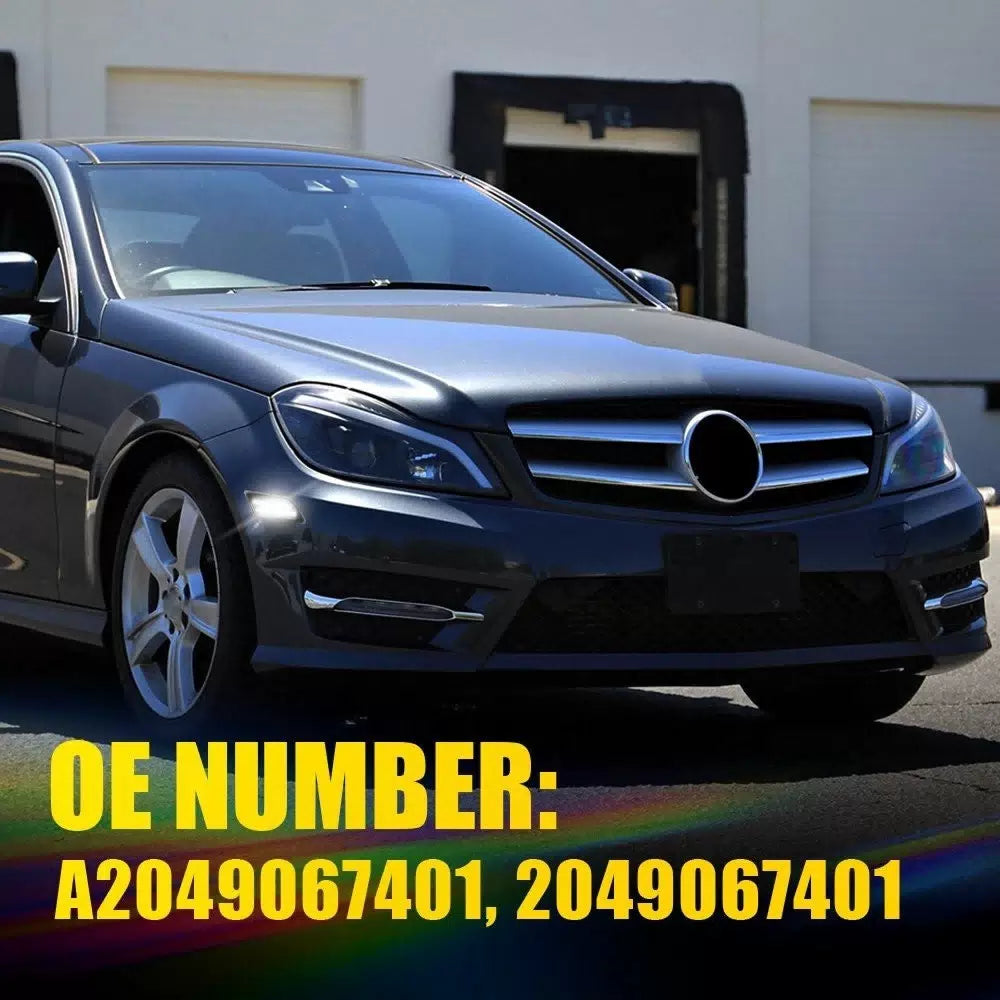 Front Side Marker White LED Lights Lamp For 2012-2014 Benz W204 C250 C300 C350 A 6B93BC-57 [7]