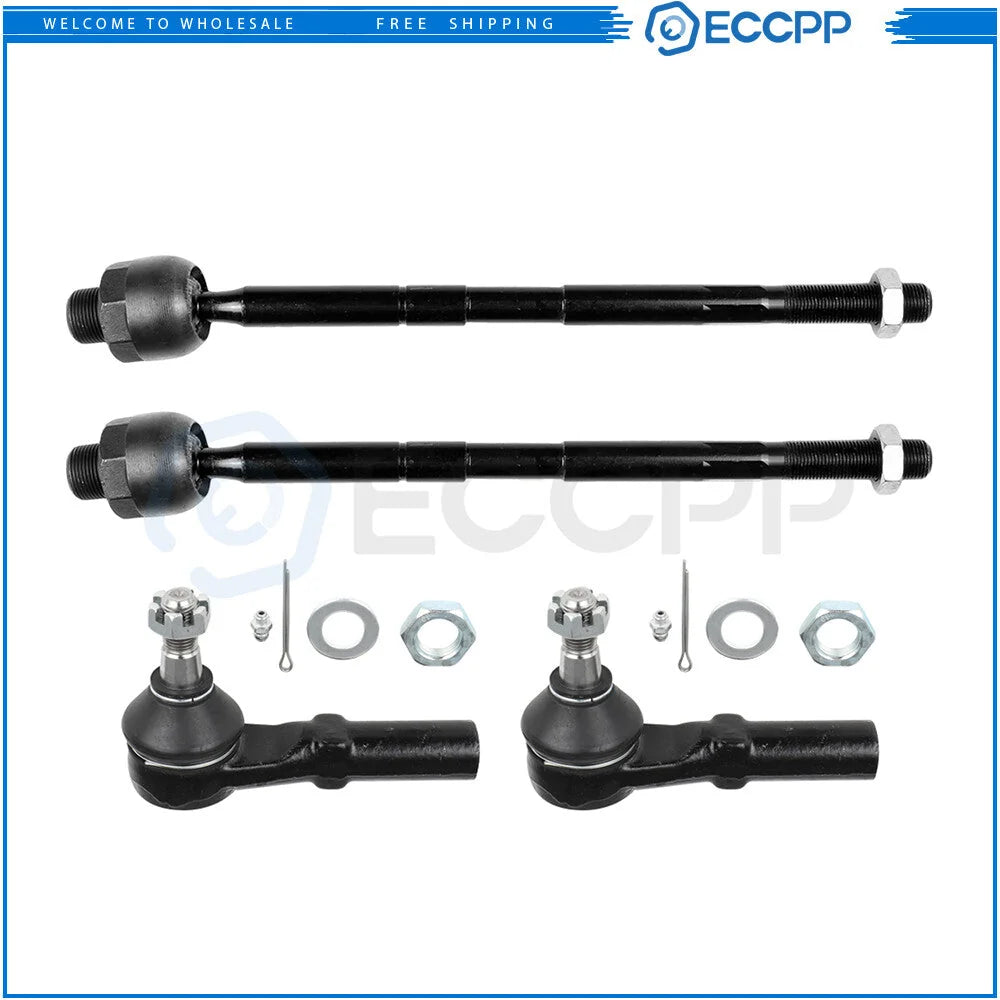 Front Steering Inner & Outer Tie Rod End Suspension For 2006-2008 Dodge Ram 1500 KOEEP [1]