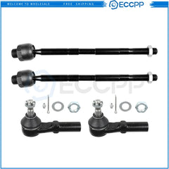 Front Steering Inner & Outer Tie Rod End Suspension For 2006-2008 Dodge Ram 1500 KOEEP [1]