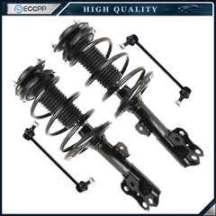 Front Struts Assembly Sway Bars Links For Toyota Camry 2012-2017 w/Coil Springs KOEEP [1]