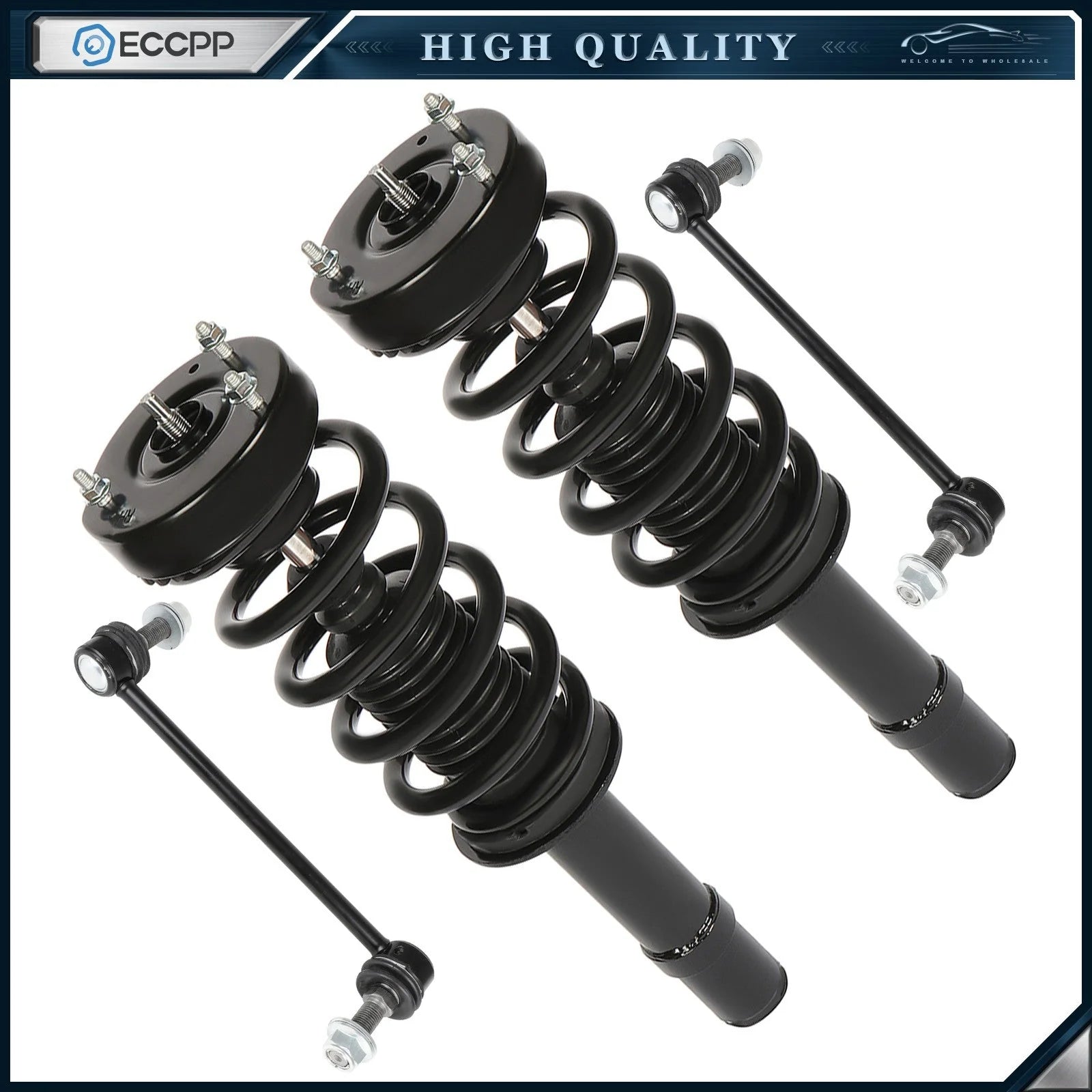 Front Struts Sway Bars Kit AWD For 2012-2022 Dodge Charger Chrysler 300 3.6L KOEEP [1]