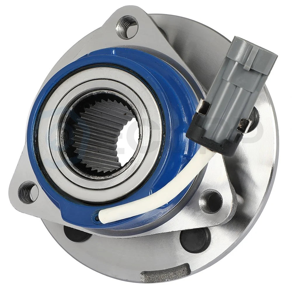 Front Suspension Wheel Hub Bearing + Brake Rotor Pad For 2000-2005 Impala Carlo KOEEP [5]