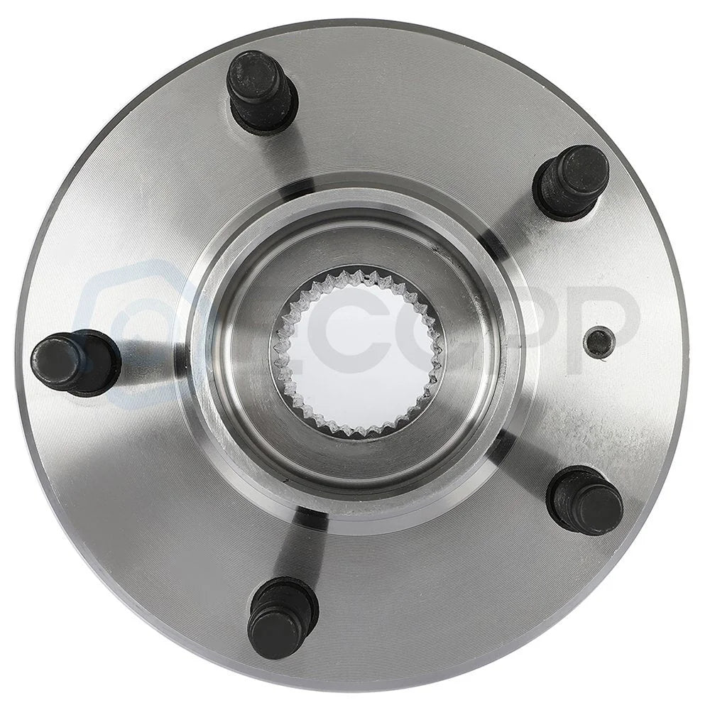 Front Suspension Wheel Hub Bearing + Brake Rotor Pad For 2000-2005 Impala Carlo KOEEP [8]