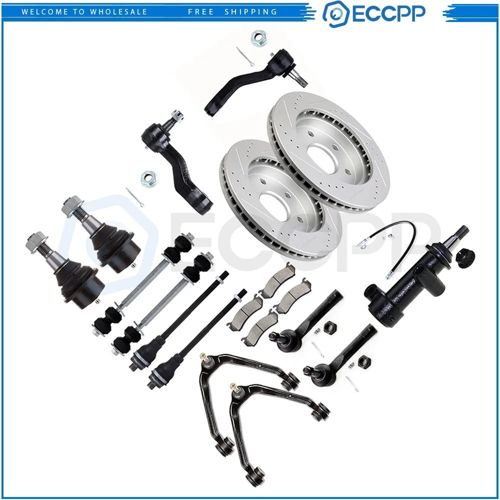 Front Upper Control Arm Suspension Brake Rotor Pad For 2000-06 Yukon Sierra 1500 KOEEP [1]