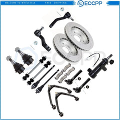 Front Upper Control Arm Suspension Brake Rotor Pad For 2000-06 Yukon Sierra 1500 KOEEP [1]