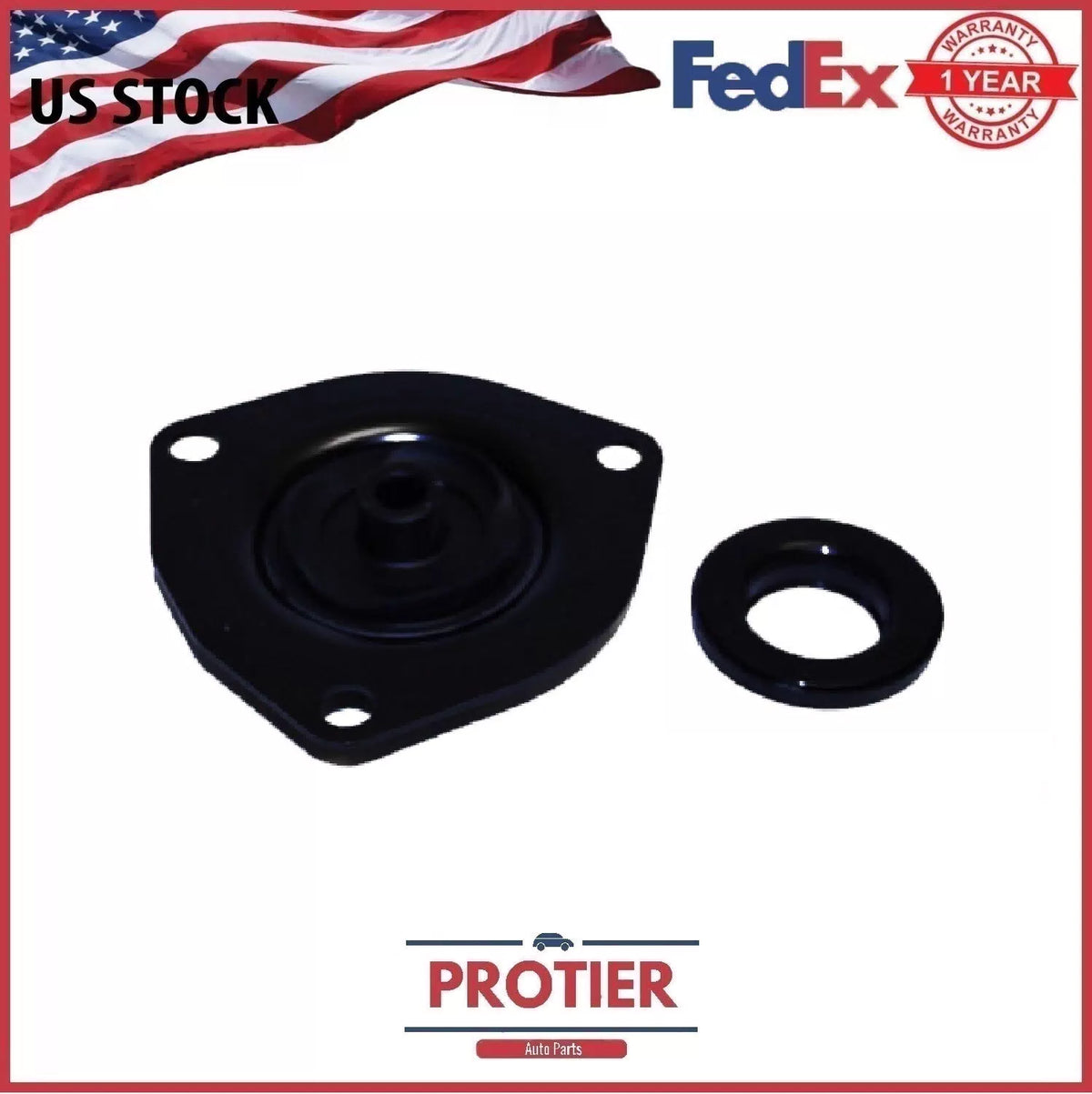 Front Upper Strut Mount & Bearing Assembly Pair for I30 Altima Maxima 6B93BC-57 [1]