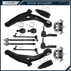 Front Wheel Hub Bearing Tie Rod Sway Bar Control Arm For 2009-2015 Dodge Journey 6B93BC-57 [1]