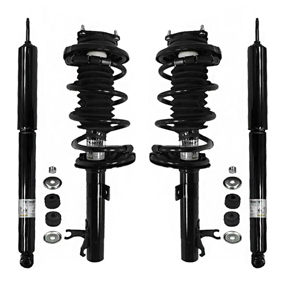 Front & Rear Complete Strut Assembly Shock Kit for 2000-2005 Ford Focus 6B93BC-57 [1]