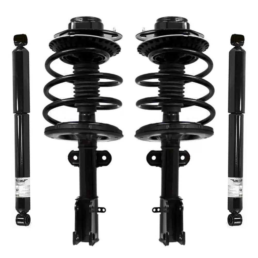 Front & Rear Complete Strut Assembly Shock Kit for 2001-2007 Chrysler Town & 6B93BC-57 [1]