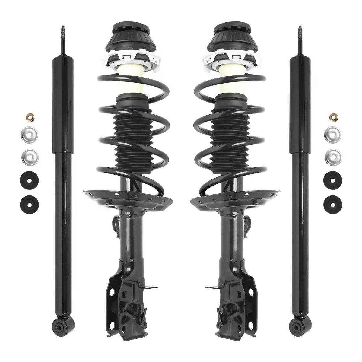 Front & Rear Complete Strut Assembly Shock Kit for 2009-2014 Honda Fit 6B93BC-57 [1]